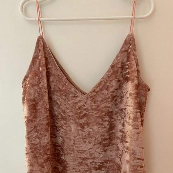 Pink Velvet Cami - Picture 4 of 4
